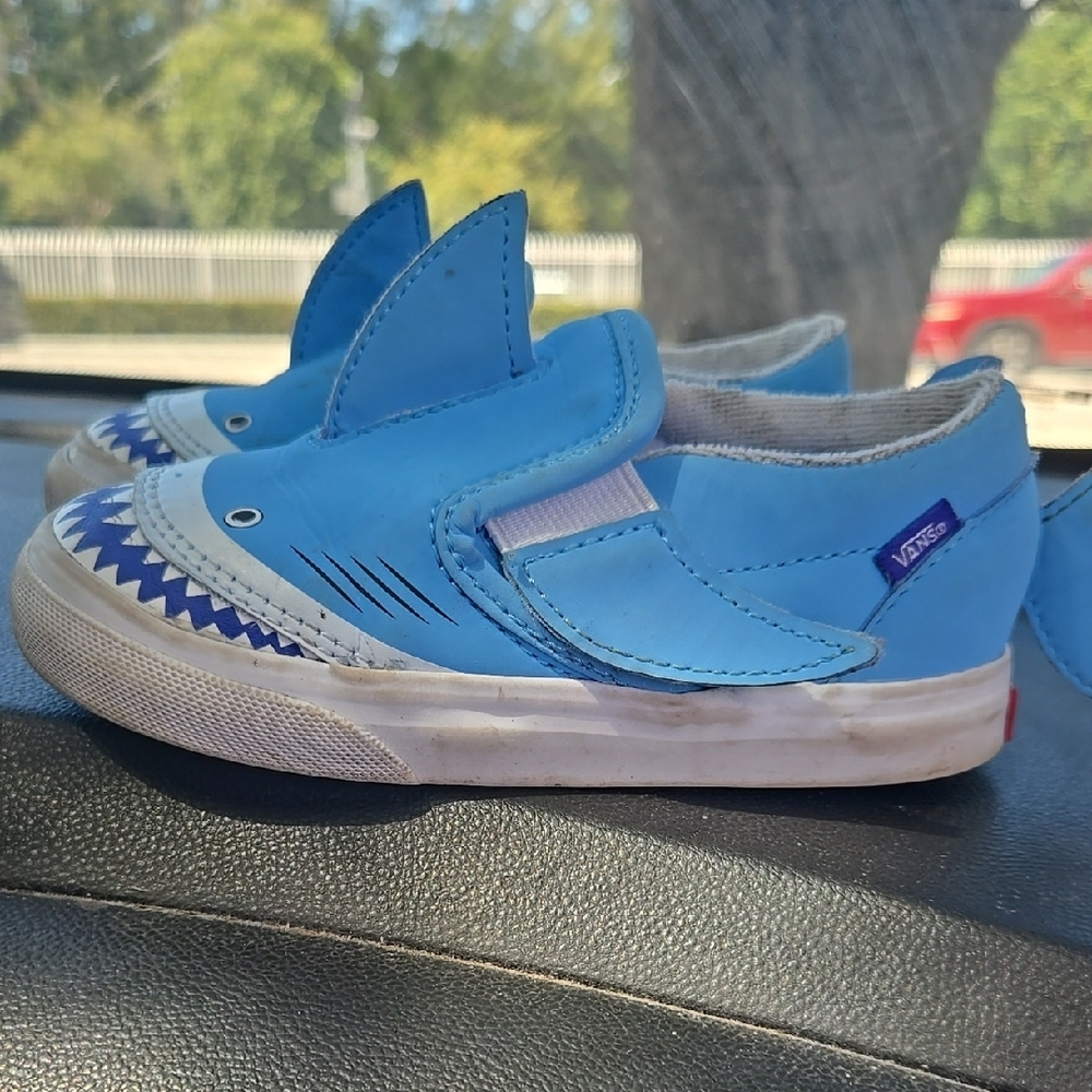 Vans Kids Blue Shark Shoes